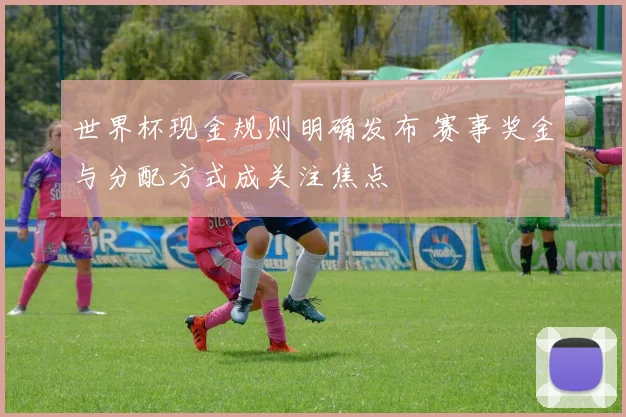 世界杯现金规则明确发布 赛事奖金与分配方式成关注焦点